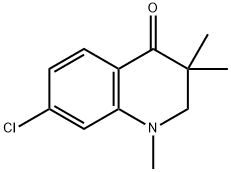 7-Chloro-2,3-dihydro-1,3,3-trimethylquinolin-4(1H)-one 구조식 이미지