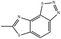 Thiazolo[5,4-g]-1,2,3-benzothiadiazole, 7-methyl- (7CI,8CI) Structure