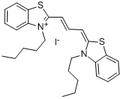 3,3 '-ди-н-pentylthiacarbocyanine йодид структурированное изображение