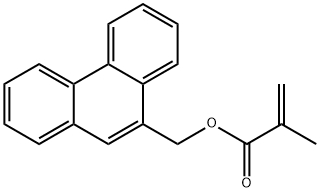 (9-PHENANTHRYL)METHYL METHACRYLATE Structure