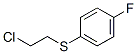 1-[(2-클로로에틸)티오]-4-플루오로벤젠 구조식 이미지