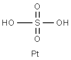 PLATINUM SULFATE 구조식 이미지