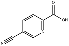 5-Cyanopyridine-2-carboxylic acid 구조식 이미지
