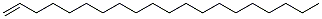 icos-1-ene Structure