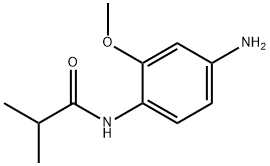 N-(4-아미노-2-메톡시페닐)-2-메틸프로판아미드 구조식 이미지