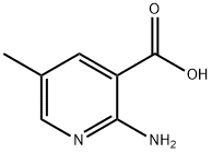 3-Pyridinecarboxylicacid,2-amino-5-methyl-(9CI) 구조식 이미지