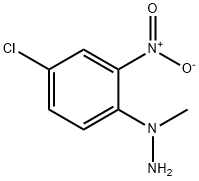 1-(4-클로로-2-니트로페닐)-1-메틸하이드라진 구조식 이미지
