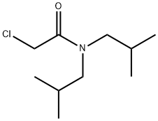 2-Chloro-N,N-bis(2-methylpropyl)acetamide 구조식 이미지