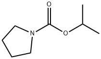 Pyrrolidine-1-carboxylic acid isopropyl ester Structure