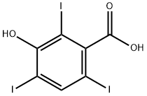 3-HYDROXY-2,4,6-TRIIODOBENZOIC ACID Structure