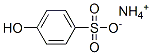 ammonium p-hydroxybenzenesulphonate Structure