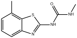 Urea, N-methyl-N-(7-methyl-2-benzothiazolyl)- (9CI) Structure