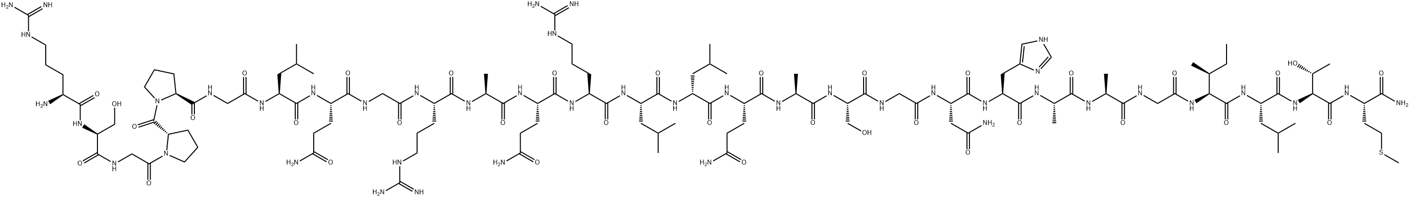 (ALA11,D-LEU15)-OREXIN B (HUMAN) Structure