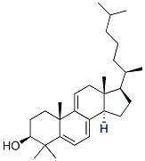Cholesta-5,7,9(11)-trien-3-ol, 4,4-dimethyl-, (3beta)- 구조식 이미지