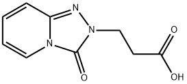 3-Oxo-1,2,4-triazolo[4,3-a]pyridine-2(3H)-propanoic acid 구조식 이미지