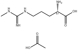 NG-MONOMETHYL-L-ARGININE ACETATE 구조식 이미지