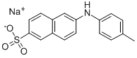 2-(P-TOLUIDINO)NAPHTHALENE-6-SULFONIC ACID SODIUM SALT Structure