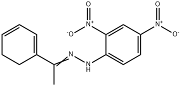 1-(1,3-Cyclohexadien-1-yl)ethanone 2,4-dinitrophenyl hydrazone Structure