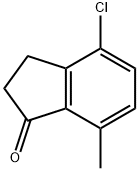 4-Chloro-2,3-dihydro-7-methyl-1H-inden-1-one 구조식 이미지