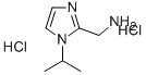 C-(1-ISOPROPYL-1H-IMIDAZOL-2-YL)-METHYLAMINE 2HCL Structure