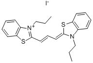 3,3'-DIPROPYLTHIACARBOCYANINE IODIDE 구조식 이미지