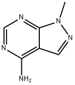 1H-Pyrazolo[3,4-d]pyrimidin-4-amine, 1-methyl- (9CI) 구조식 이미지