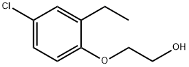 2-(4-Chloro-2-ethylphenoxy)ethanol Structure
