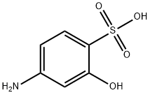 4-амино-2-гидроксибензолсульфоновая кислота структурированное изображение