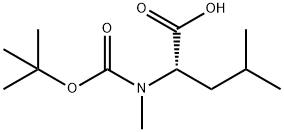 Boc-N-methyl-L-leucine 구조식 이미지