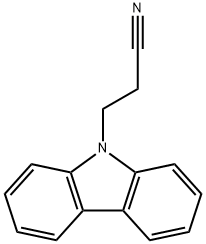 3-(9H-carbazol-9-yl)propanenitrile 구조식 이미지