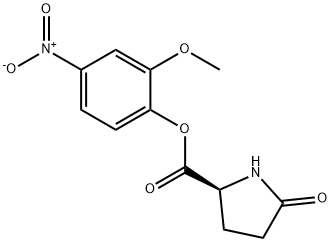 2-methoxy-4-nitrophenyl 5-oxo-L-prolinate Structure