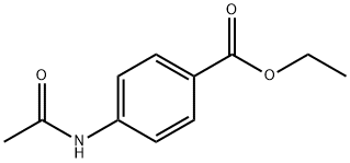 4-(ACETYLAMINO)-BENZOIC ACID ETHYL ESTER Structure