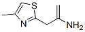 2-Thiazoleethanamine,  4-methyl--alpha--methylene- Structure