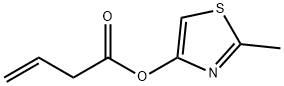 3-Butenoicacid,2-methyl-4-thiazolylester(9CI) Structure