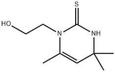 4,4,6-Trimethyl-2,3-dihydro-2-thioxo-1(4H)-pyrimidineethanol 구조식 이미지