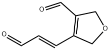 3-Furancarboxaldehyde, 2,5-dihydro-4-[(1E)-3-oxo-1-propenyl]- (9CI) Structure