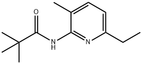 Propanamide, N-(6-ethyl-3-methyl-2-pyridinyl)-2,2-dimethyl- (9CI) Structure