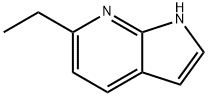 1H-피롤로[2,3-b]피리딘,6-에틸-(9CI) 구조식 이미지