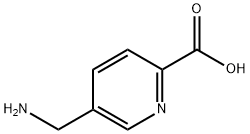 2-Pyridinecarboxylicacid,5-(aminomethyl)-(9CI) Structure