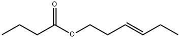 (E)-hex-3-enyl butyrate Structure