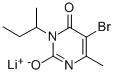 5-bromo-3-sec-butyl-6-methylpyrimidine-2,4(1H,3H)-dione, lithium salt 구조식 이미지