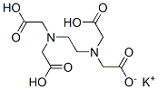 칼륨트리하이드로젠에틸렌디아민테트라아세테이트 구조식 이미지