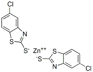 5-Chloro-2-mercaptobenzothiazole, zinc salt 구조식 이미지