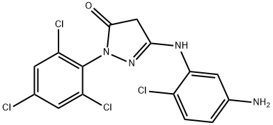53411-33-9 1-(2,4,6-Trichlorophenyl)-3-(5-amino-2-chloroanilino)-5-pyrazolone