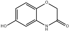 6-HYDROXY-2H-1,4-BENZOXAZIN-3(4H)-ONE 구조식 이미지