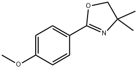 2-(4-METHOXYPHENYL)-4,4-DIMETHYL-4,5-DIHYDRO-1,3-OXAZOLE 구조식 이미지