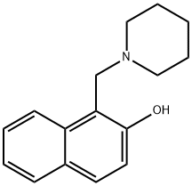 1-(PIPERIDIN-1-YLMETHYL)-2-NAPHTHOL Structure