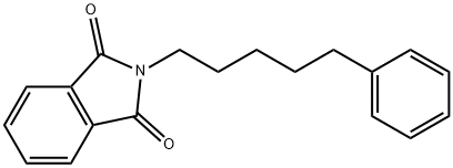 2-(5-Phenylpentyl)-1H-isoindole-1,3(2H)-dione Structure