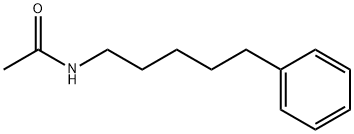 N-(5-페닐펜틸)아세트아미드 구조식 이미지