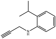벤젠아민,2-(1-메틸에틸)-N-2-프로피닐-(9CI) 구조식 이미지